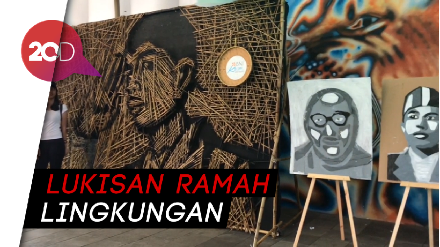 Kreasi Anak Difabel Mejeng di Terowongan Kendal Dukuh Atas