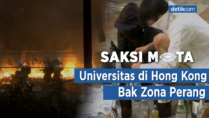 Saksi Mata: Universitas di Hong Kong Bak Zona Perang