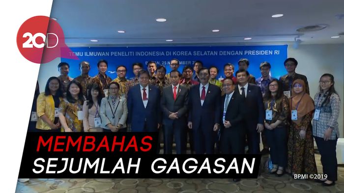 Bareng Ilmuwan Indonesia di Korsel, Jokowi Bahas Lembaga Riset
