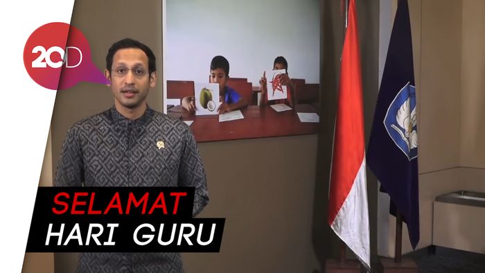 Ini Pidato Mendikbud Nadiem di Hari Guru Nasional