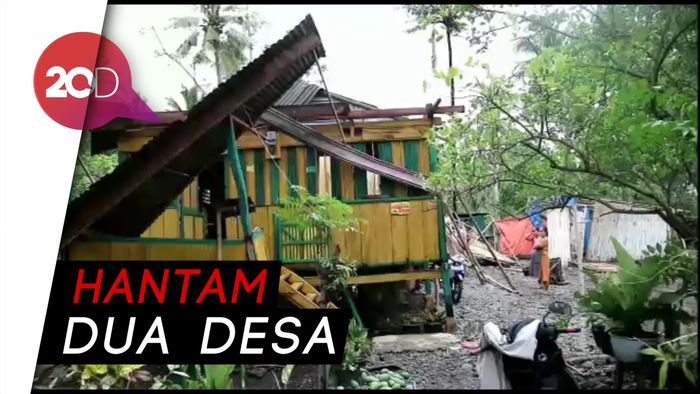 Puluhan Rumah Soppeng Rusak Diterjang Puting Beliung