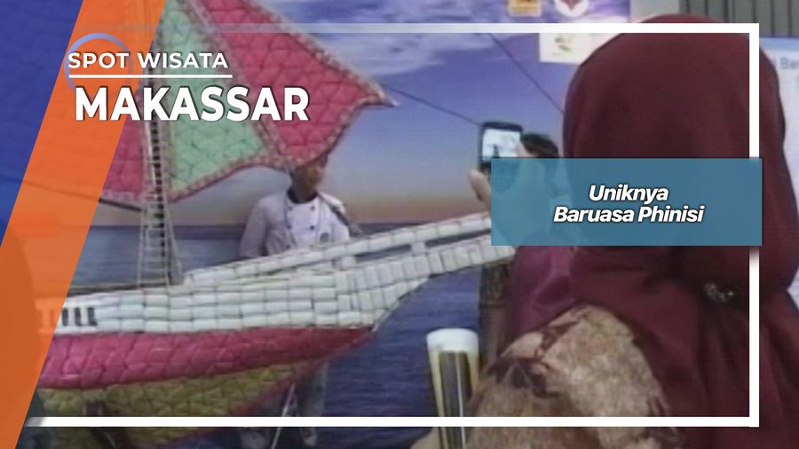Baruasa Penganan Tradisional Makassar Dalam Bentuk Phinisi 