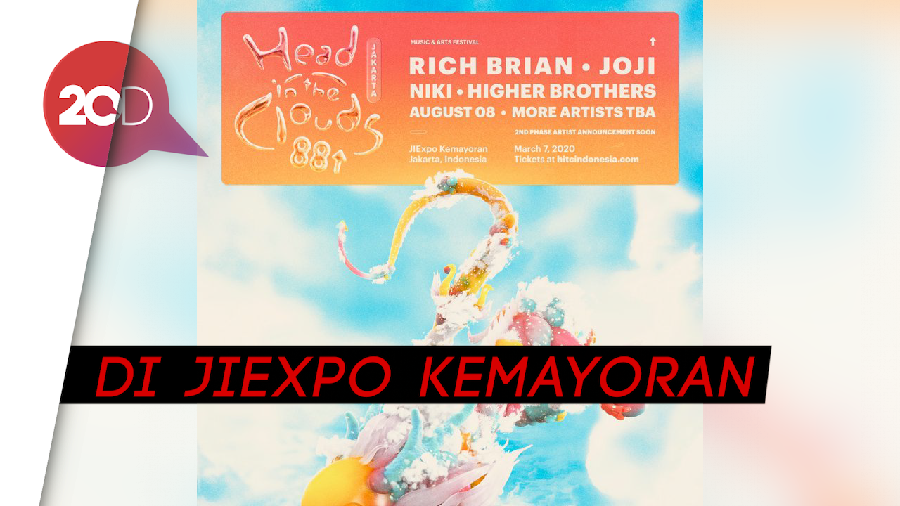 Head In The Cloud Milik 88Rising Sambangi Jakarta Maret 2020