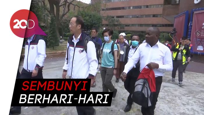 Masih Ditemukan Pedemo Sembunyi di Universitas PolyU