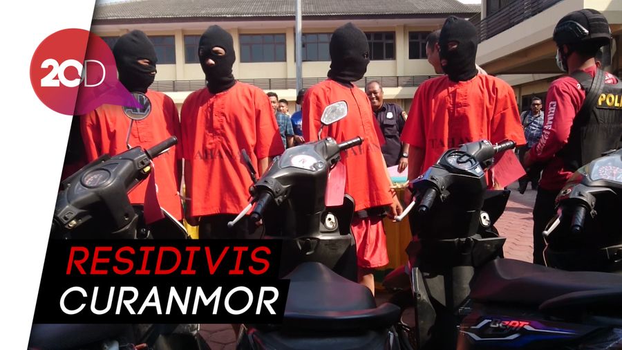 Polisi Tangkap Komplotan Curanmor Modus Dorong Motor