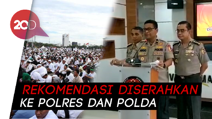 Polri soal Reuni 212: Kami Sudah Terima Surat Pemberitahuan