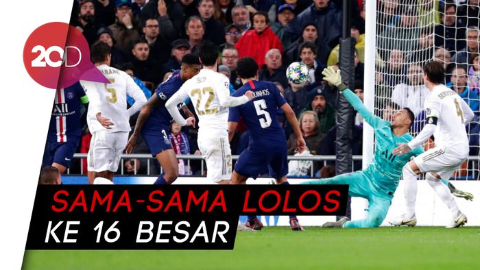 Drama Pembatalan Kartu Merah Iringi Duel Sengit PSG-Madrid