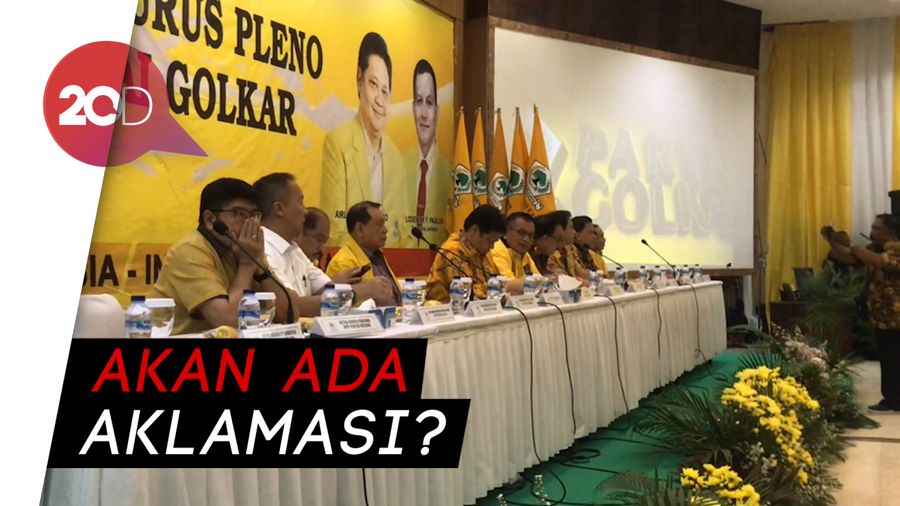 Gelar Rapat Pleno, Golkar Rampungkan Materi Munas Desember 2019