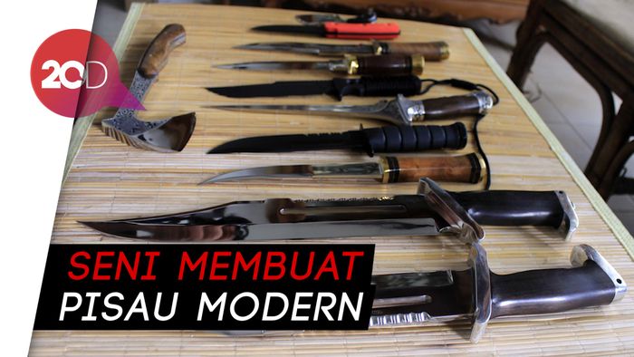 Intip Bengkel Pisau yang Produknya Terkenal di Mancanegara