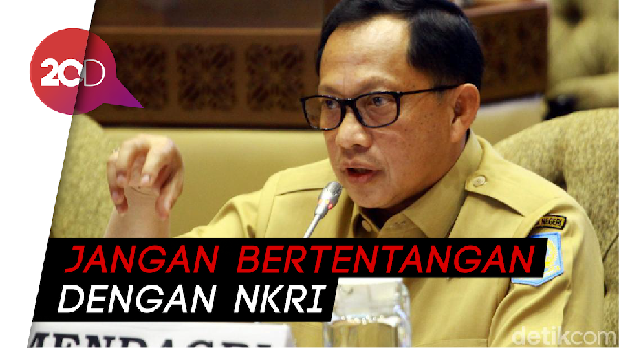 Soal SKT FPI, Mendagri Tito Soroti AD/ART dan Khilafah Islamiyah
