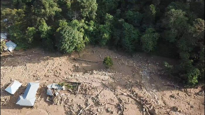 Penampakan dari Udara Jejak Banjir Bandang di Solok Selatan Sumbar