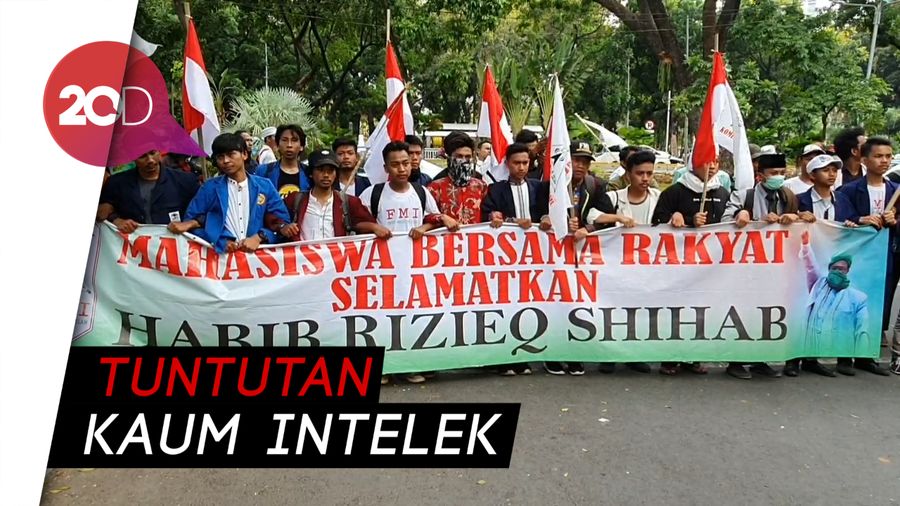 Front Mahasiswa Islam Desak Mahfud Pulangan Rizieq Shihab