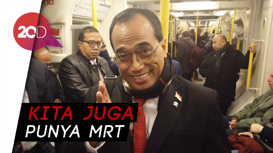 Jajal MRT London, Menhub: Bos-bos Juga Naik MRT