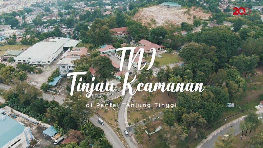 TNI Tinjau Keamanan di Pantai Tanjung Tinggi