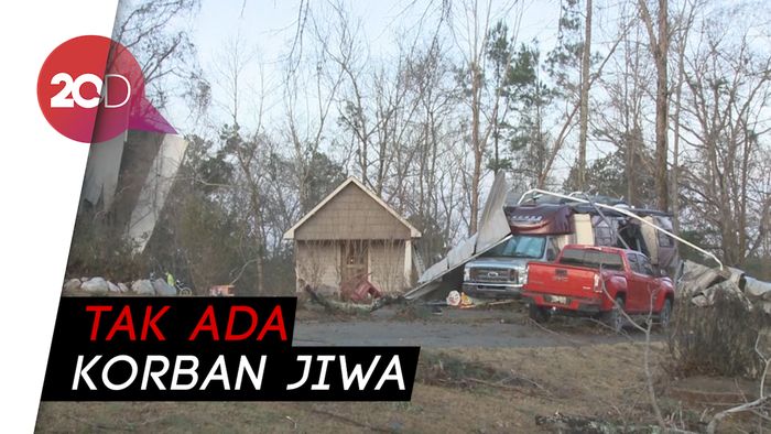 Tornado Porak-porandakan Louisiana dan Mississippi