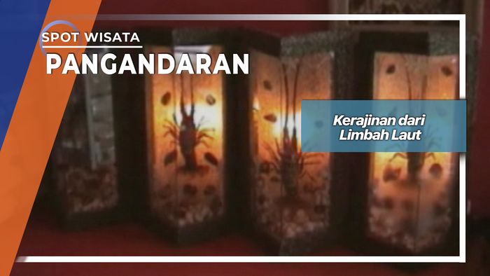 Kerajinan Limbah Laut Pangandaran