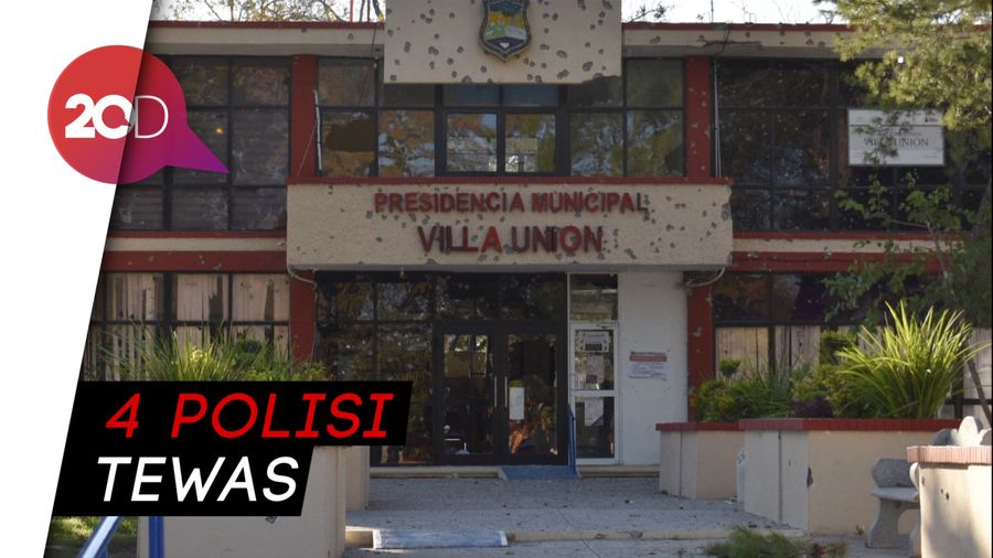 Video Polisi-Kartel Narkoba di Meksiko Baku Tembak, 14 Tewas