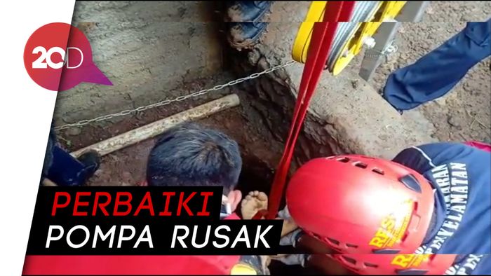 Video Evakuasi 3 Korban Gas Beracun di Dalam Sumur  