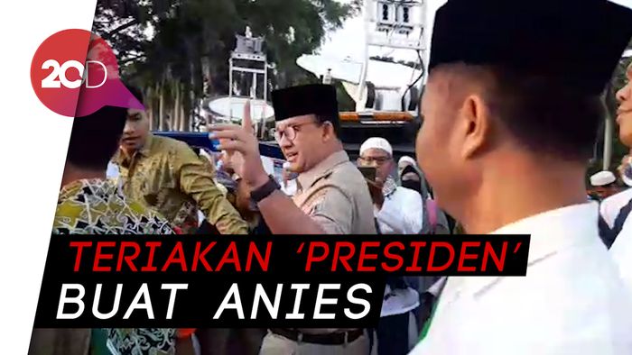 Kala Anies Diteriaki Presiden di Reuni 212