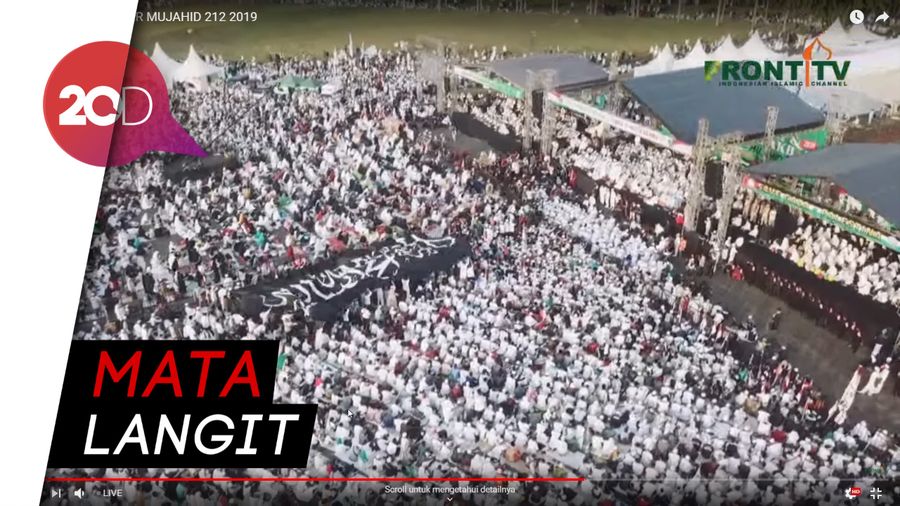 Melihat Kembali Reuni 212 dari Langit  Monas