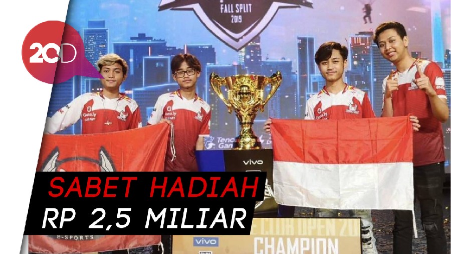 Membanggakan! Tim Indonesia Juarai Turnamen PUBG Mobile Dunia