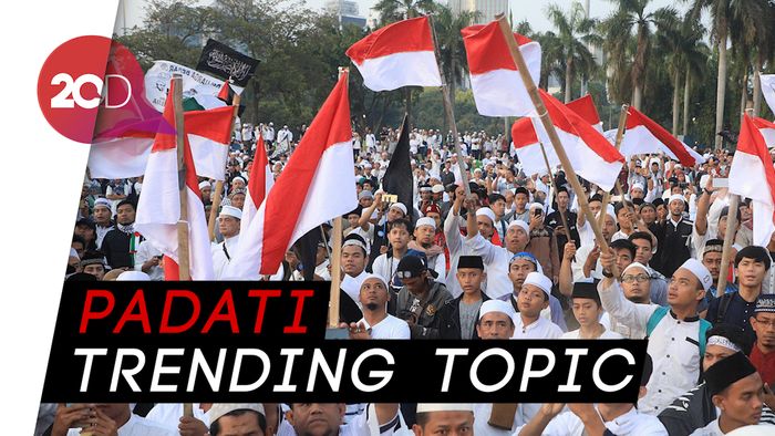 Tagar Reuni 212 Ramaikan Twitter