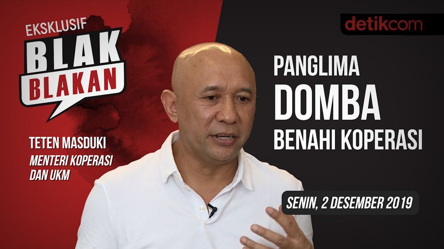 Tonton Blak-blakan Teten, Panglima Domba Benahi Koperasi dan UMKM