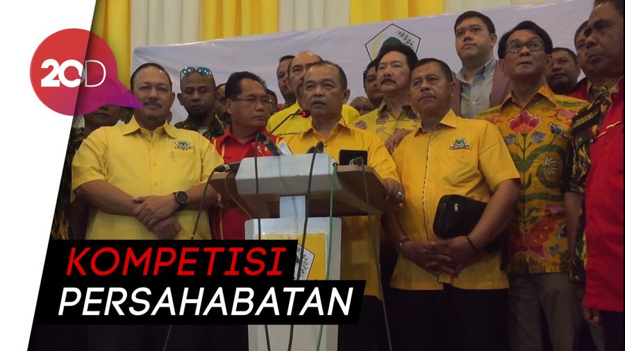Video Timses Airlangga Hartarto Ambil Formulir Caketum Golkar