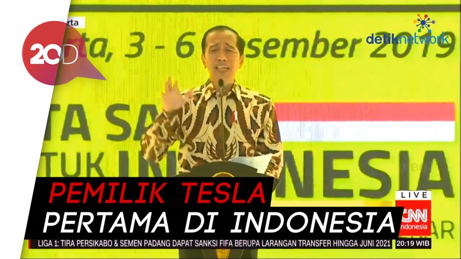 Canda Jokowi: Kalau Bamsoet Jangan Dikasih Sepeda, Udah Punya Tesla