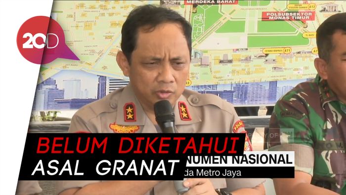 Ledakan di Monas Berasal dari Granat Asap
