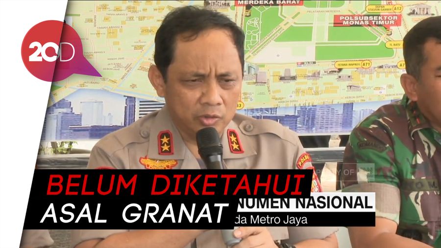 Ledakan di Monas Berasal dari Granat Asap