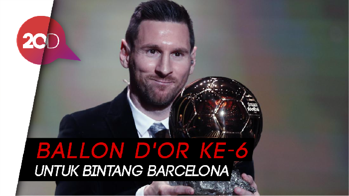 Selamat! Lionel Messi Raih Ballon dOr 2019