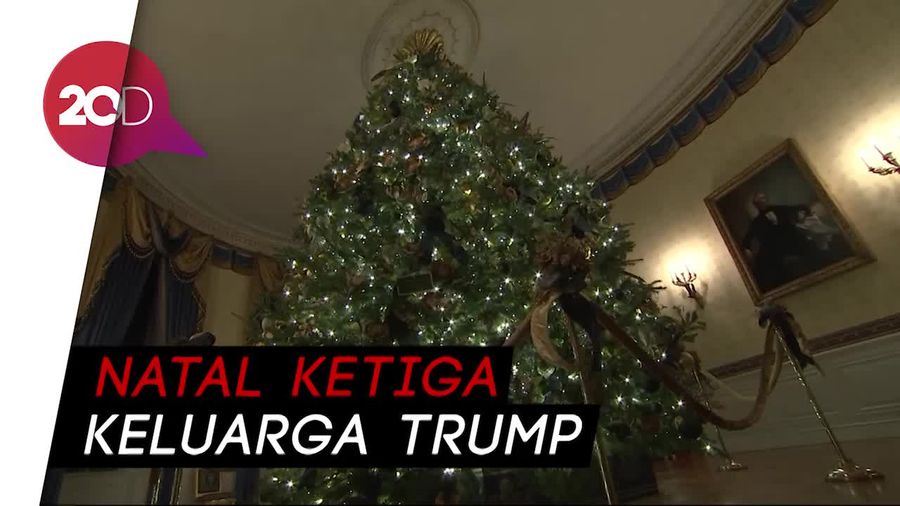 Dekorasi Natal Gedung Putih Ala Melania Trump