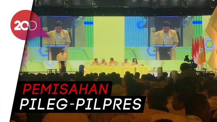 Airlangga Rekomendasikan Golkar Dorong Revisi UU Pemilu