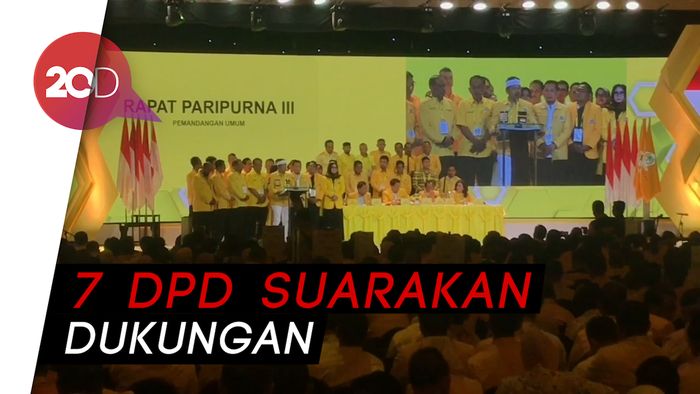 Kala Pengurus  Daerah Golkar Dorong Airlangga Maju Capres 2024