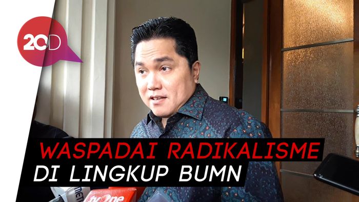 Datangi Mahfud Md, Erick Thohir Dapat Laporan soal Radikalisme di BUMN