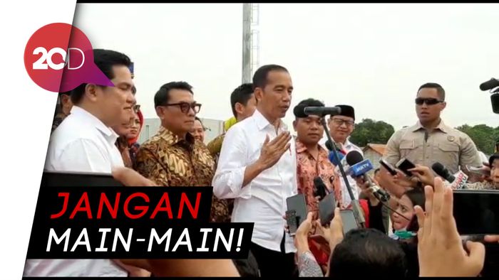  Erick Pecat Dirut Garuda, Jokowi: Itu Pesan untuk Semuanya