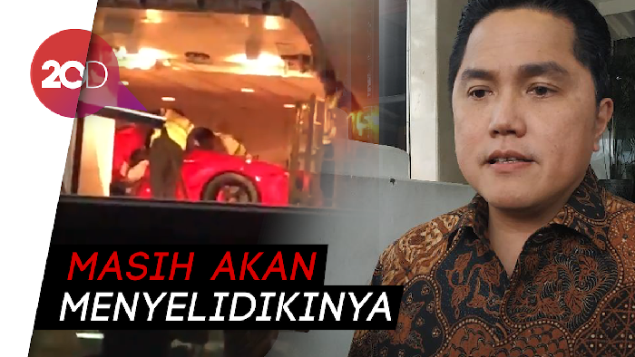  Kata Erick Thohir Perihal Ferrari di Pesawat Garuda