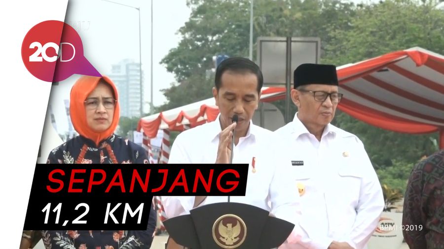Jokowi Resmikan Tol Kunciran-Serpong