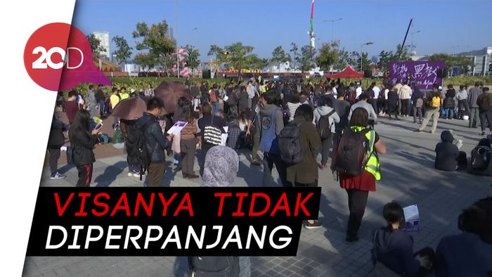 Aksi Damai Mendukung TKI di Hong Kong yang Dideportasi