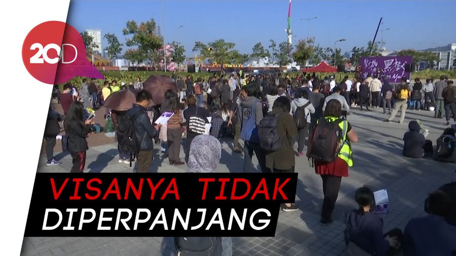 Aksi Damai Mendukung TKI di Hong Kong yang Dideportasi