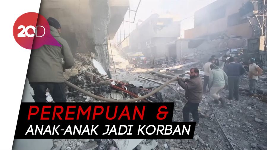 Serangan Udara Tewaskan 20 Orang di Suriah