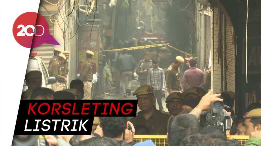  43 Orang Tewas dalam Kebakaran Pabrik di New Delhi