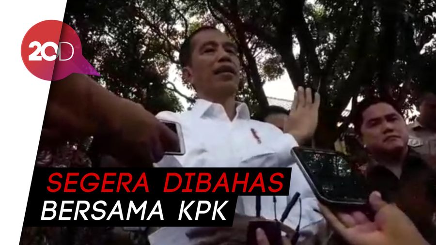 Jokowi Bahas Strategi Pemberantasan Korupsi