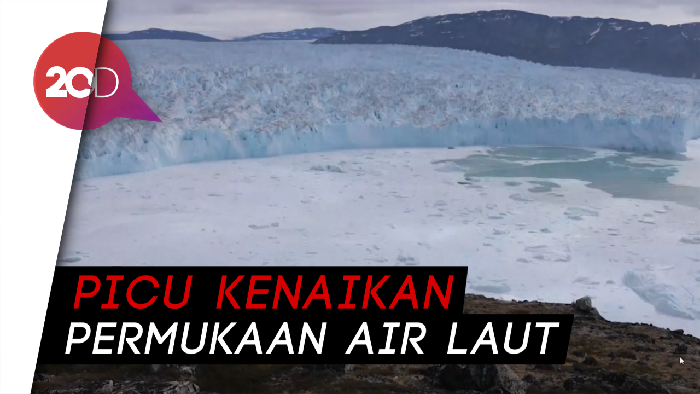 Pemanasan Global, Lapisan Es Greenland Mencair Lebih Cepat