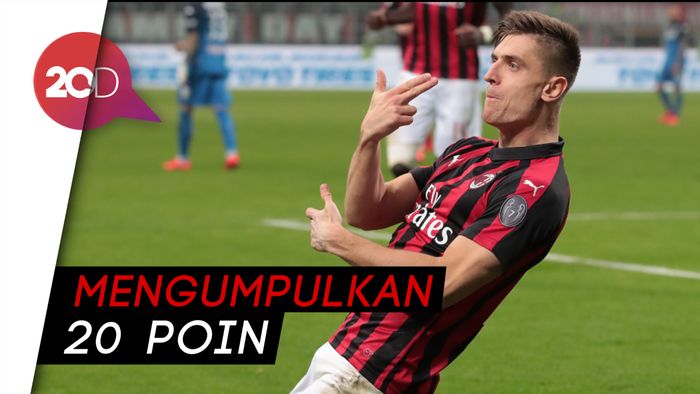 Sikat Bologna, AC Milan Tembus 10 Besar 
