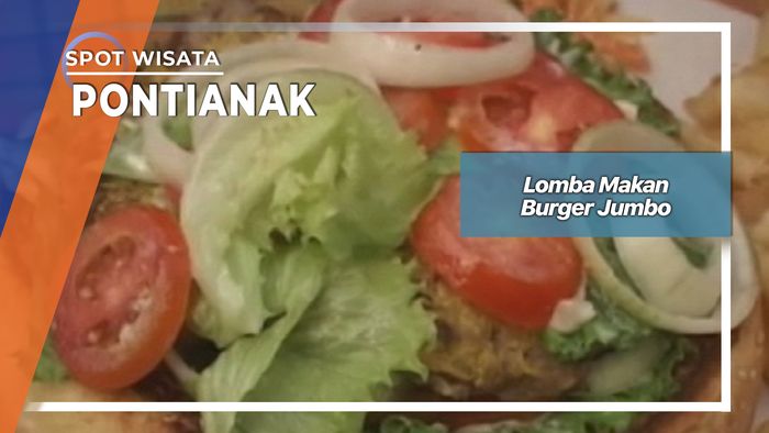 Lomba Makan Burger Jumbo, Pontianak