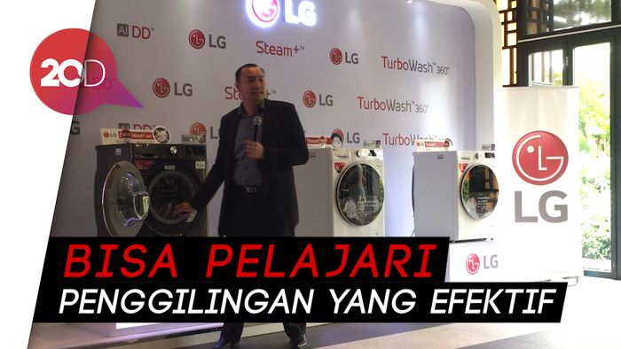 Canggih! LG Perkenalkan Mesin Cuci dengan Kecerdasan Buatan