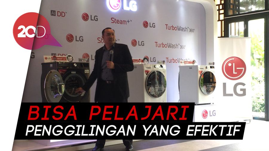 Canggih! LG Perkenalkan Mesin Cuci dengan Kecerdasan Buatan