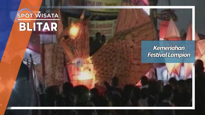 Kemeriahan Festival Lampion, Blitar